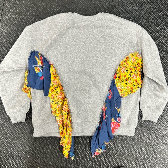 Free People Shes Just Cute Pullover Sweatshirt S - Picture 5 of 6